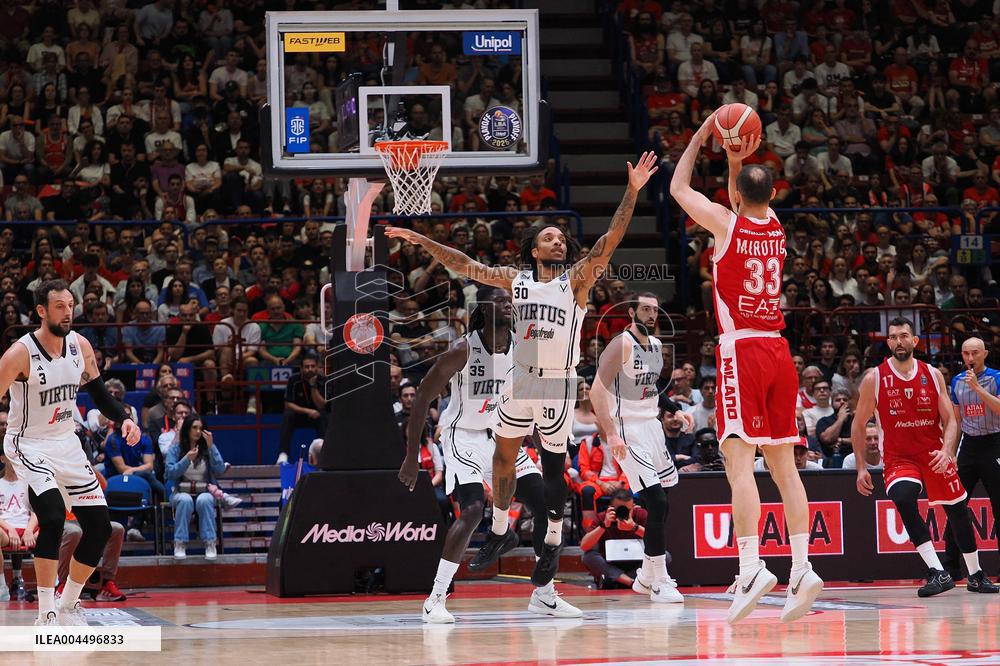 BASKET - Serie A - Playoff - Semifinal - EA7 Emporio Armani Milano vs Virtus Segafredo Bologna