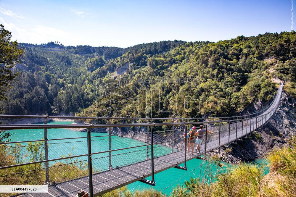 Illustration - The Alps in Summer