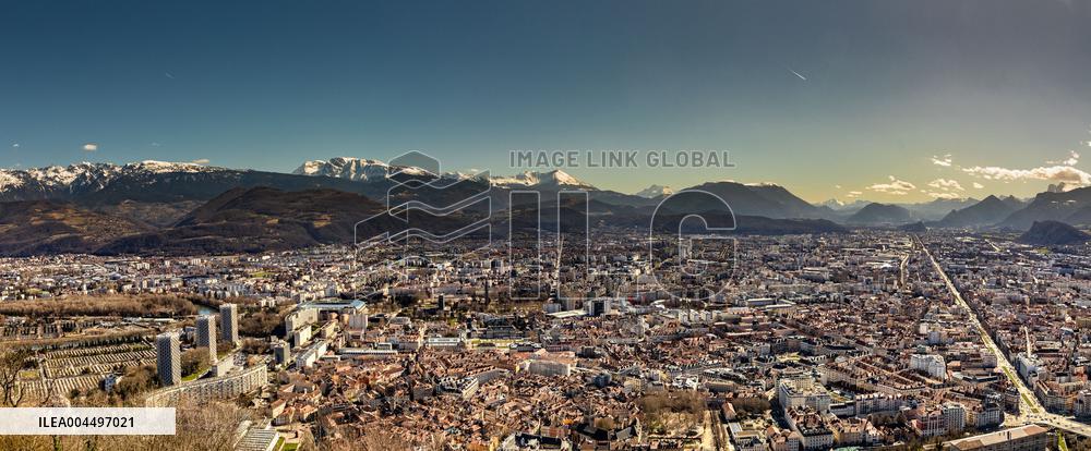 Illustration - The Alps in Summer