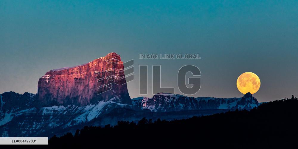 Illustration - The Alps in Summer