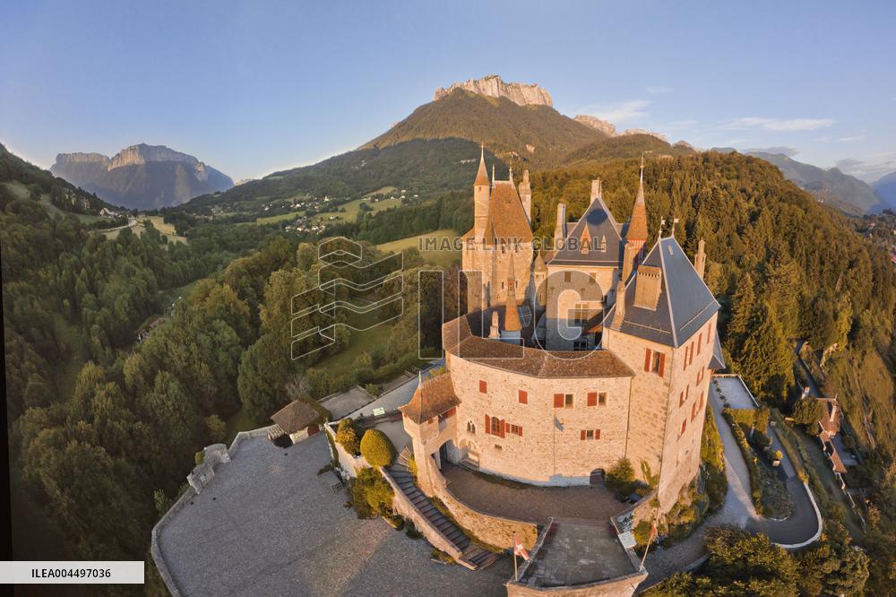 Illustration - The Alps in Summer