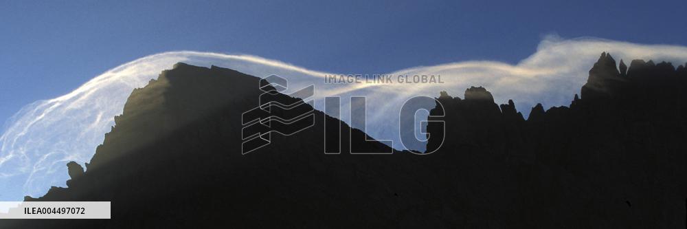 Illustration - The Alps in Summer