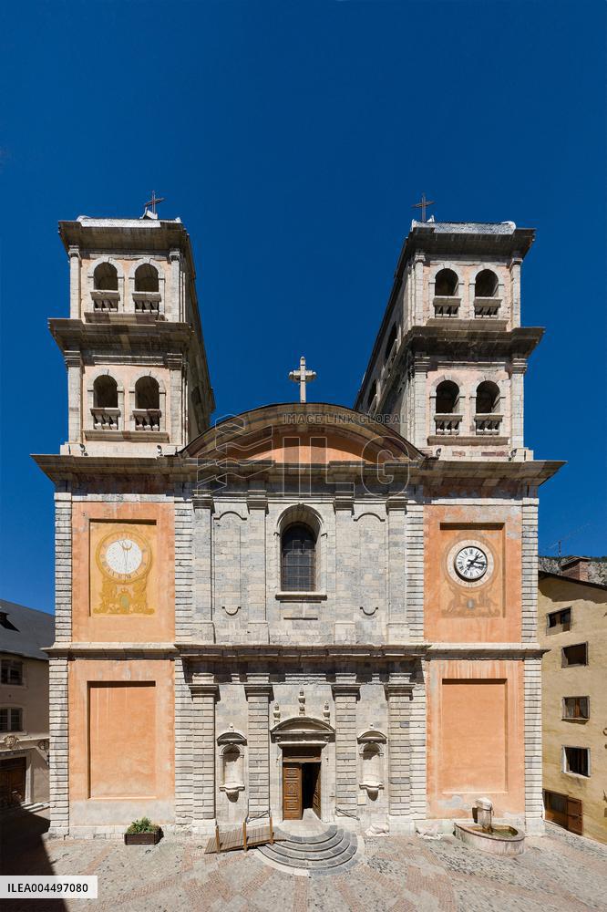 Illustration - The Alps in Summer