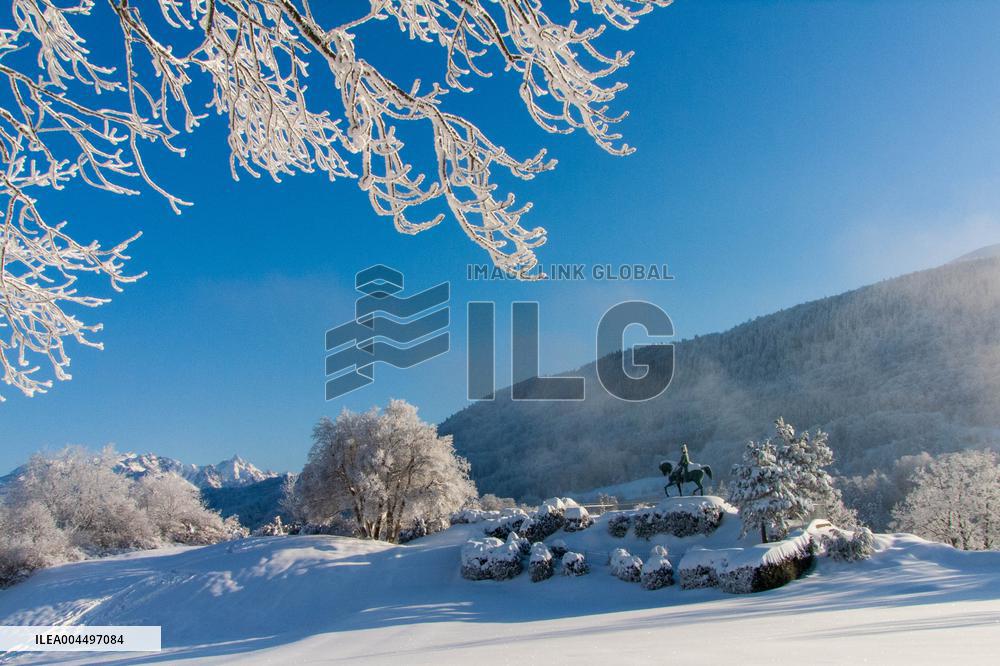 Illustration - The Alps in Summer