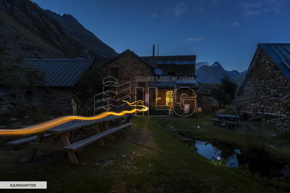 Illustration - The Alps in Summer