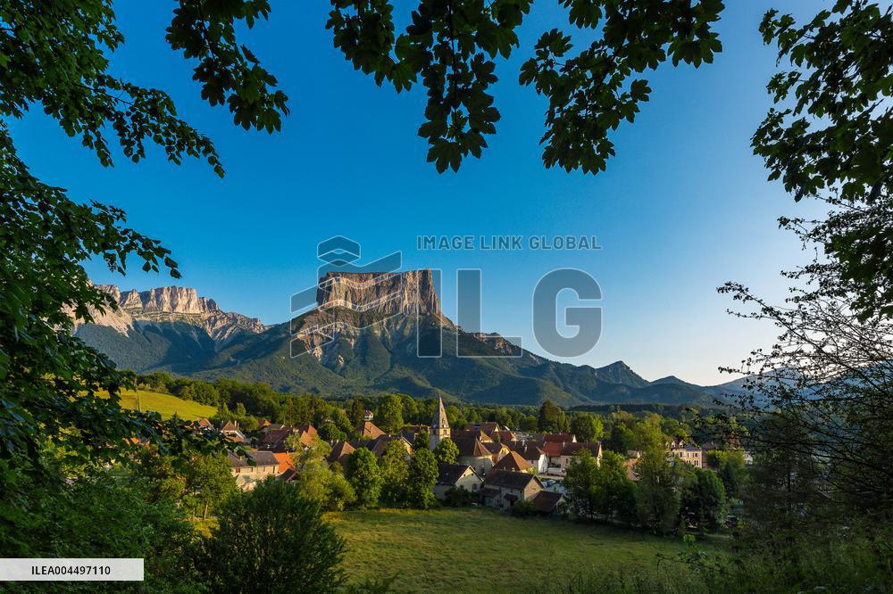 Illustration - The Alps in Summer