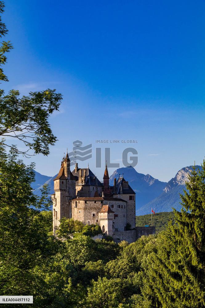 Illustration - The Alps in Summer