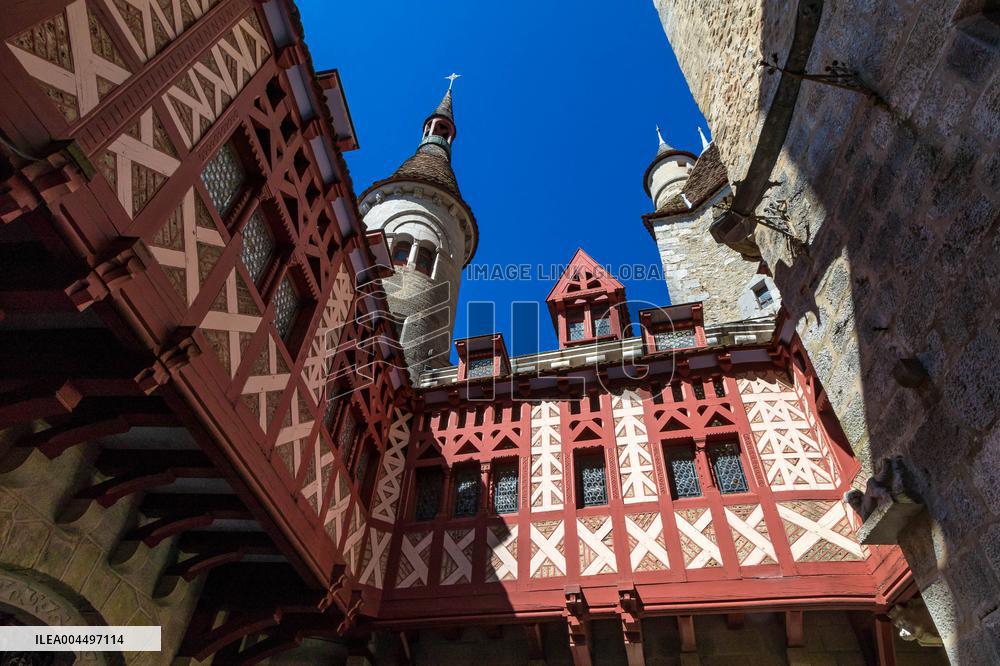 Illustration - The Alps in Summer