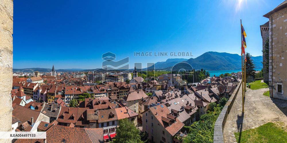 Illustration - The Alps in Summer