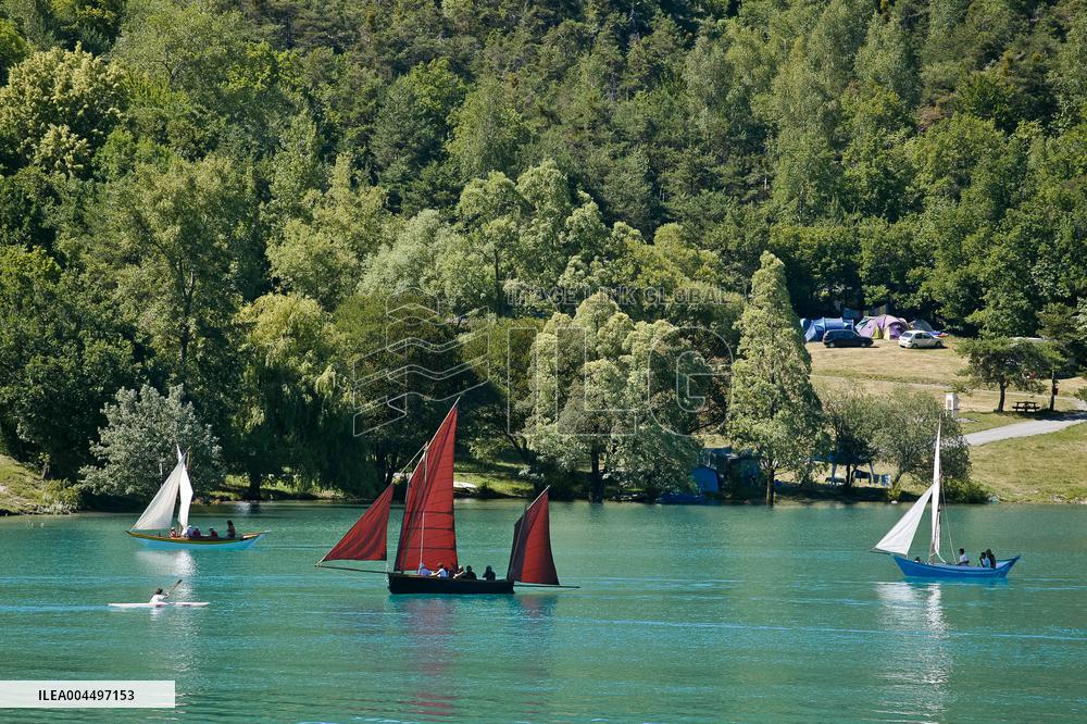 Illustration - The Alps in Summer