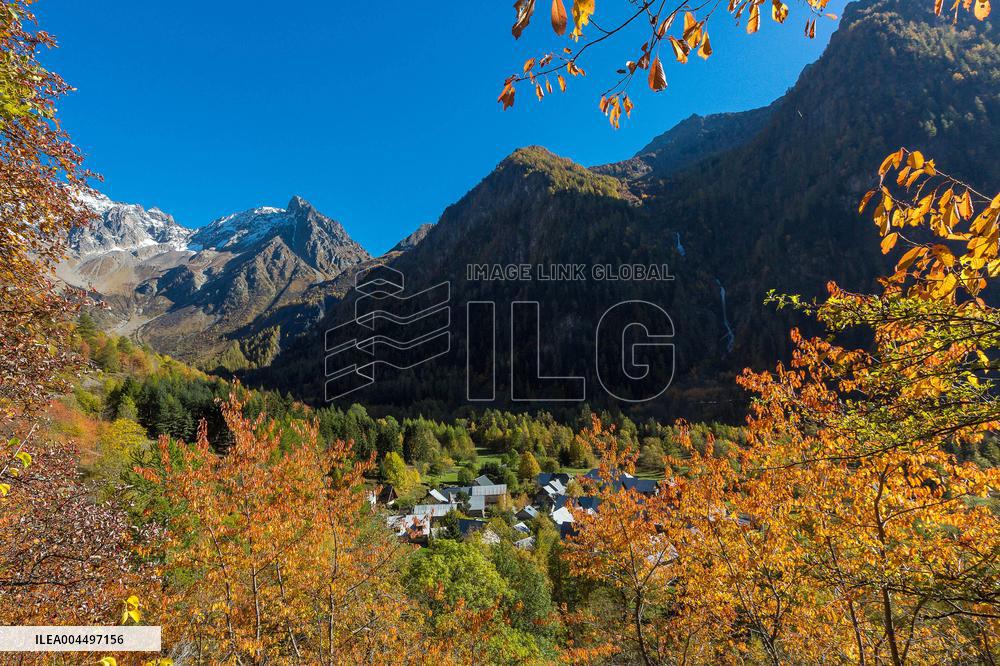 Illustration - The Alps in Summer