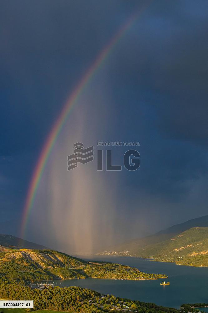 Illustration - The Alps in Summer