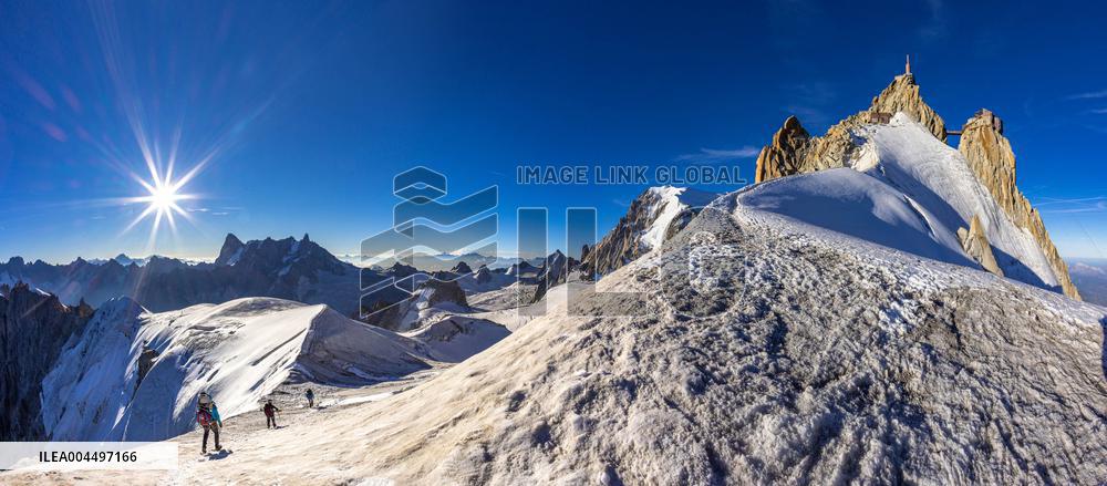 Illustration - The Alps in Summer