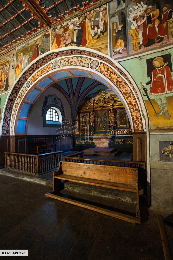 Illustration - The Alps in Summer