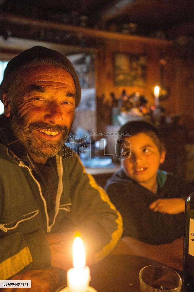 Illustration - The Alps in Summer