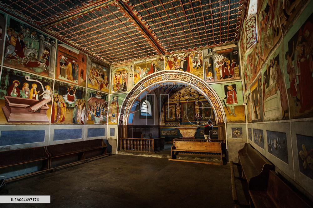 Illustration - The Alps in Summer