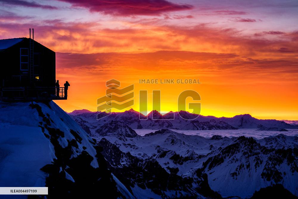 Illustration - The Alps in Summer