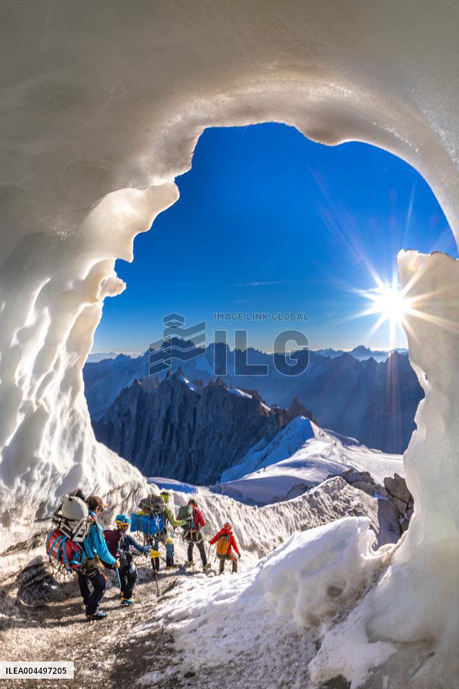 Illustration - The Alps in Summer