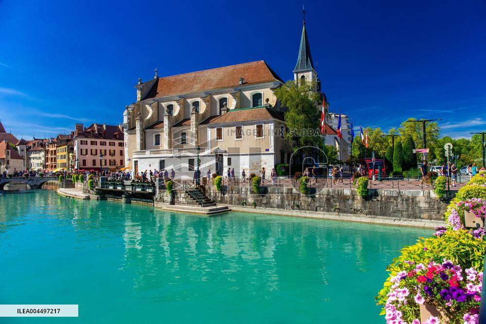 Illustration - The Alps in Summer