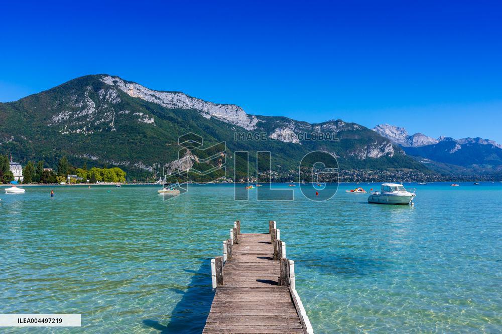 Illustration - The Alps in Summer