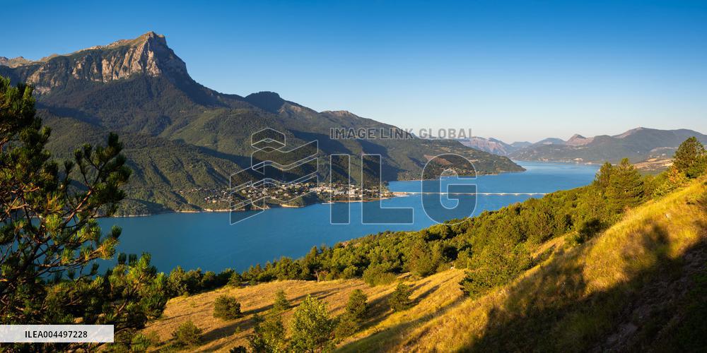 Illustration - The Alps in Summer