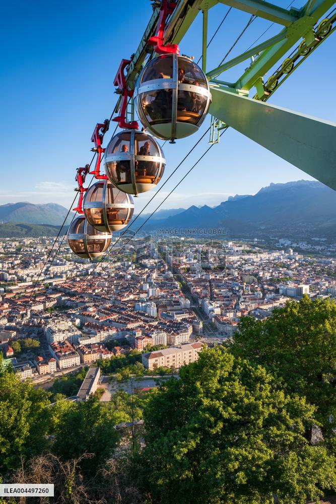 Illustration - The Alps in Summer