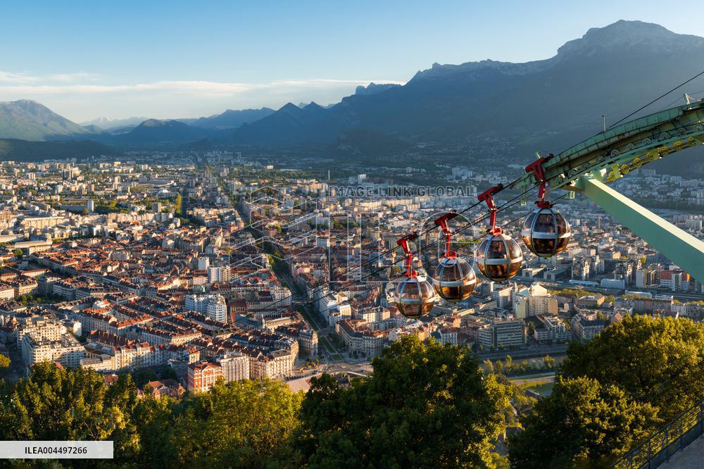 Illustration - The Alps in Summer