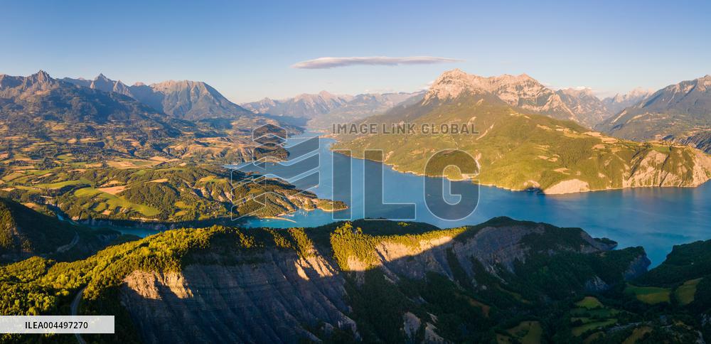 Illustration - The Alps in Summer