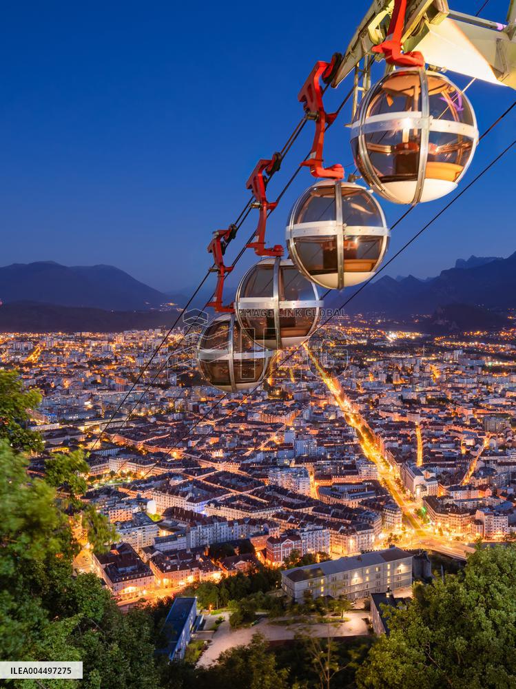 Illustration - The Alps in Summer