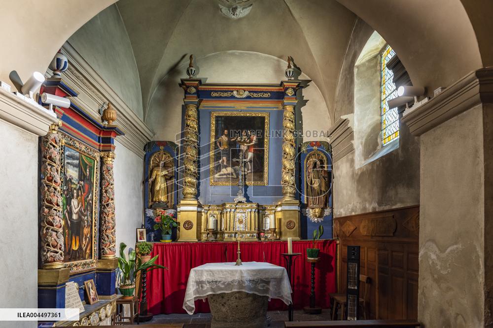 Illustration - The Alps in Summer