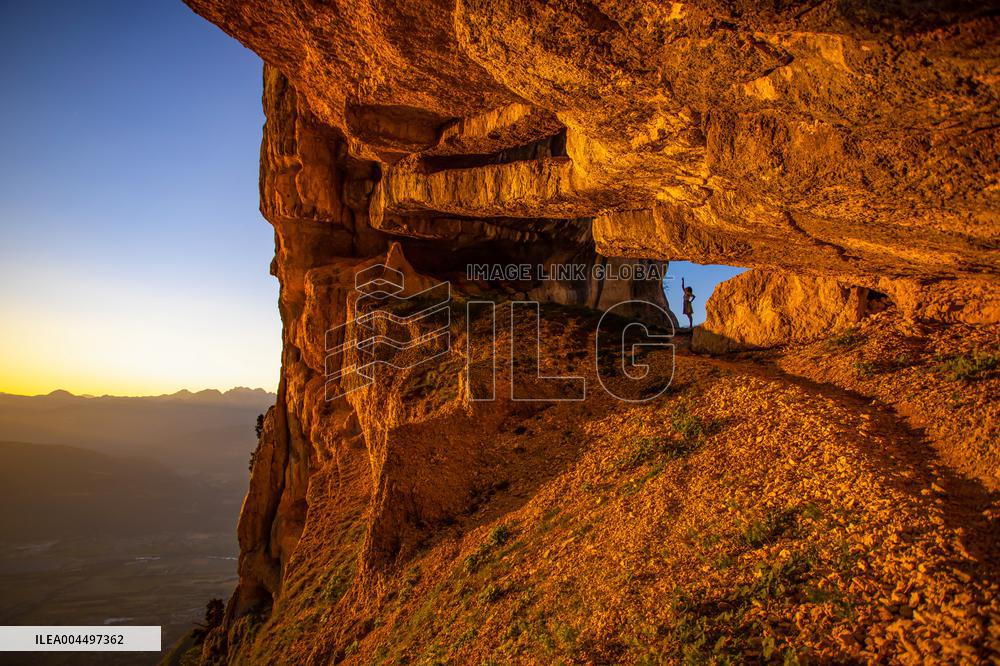 Illustration - The Alps in Summer