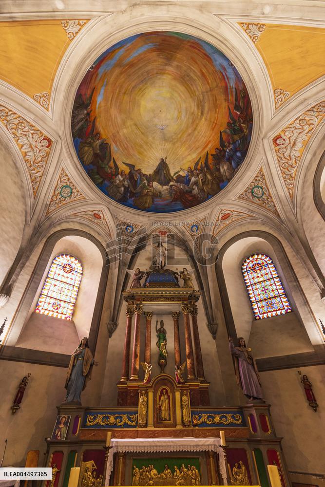 Illustration - The Alps in Summer