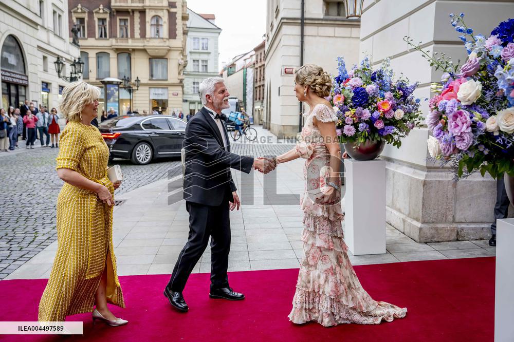 Queen Maxima Attends Ballet - Prague