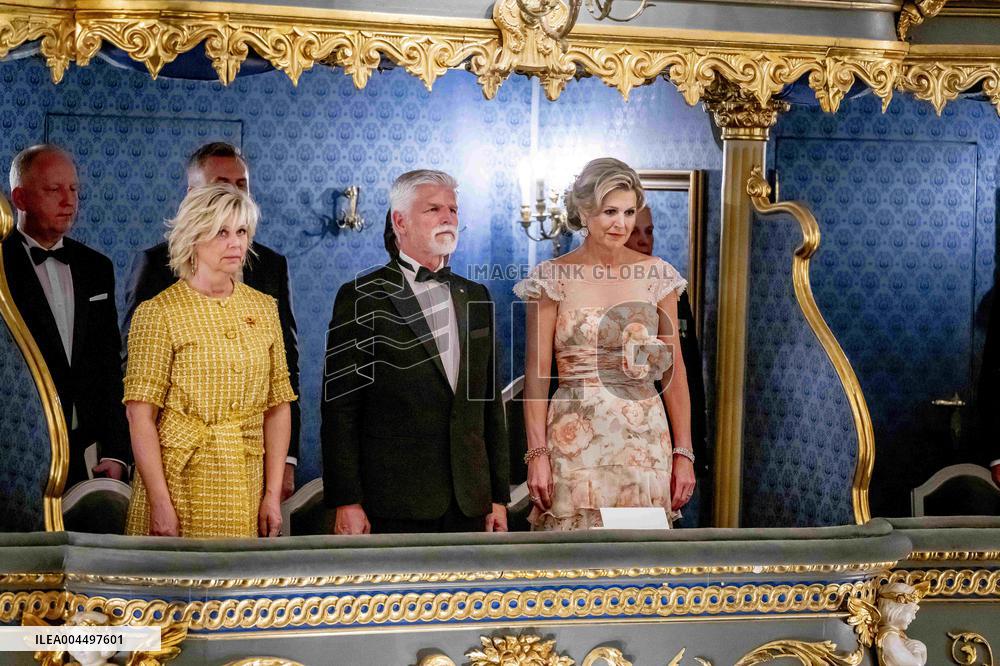 Queen Maxima Attends Ballet - Prague
