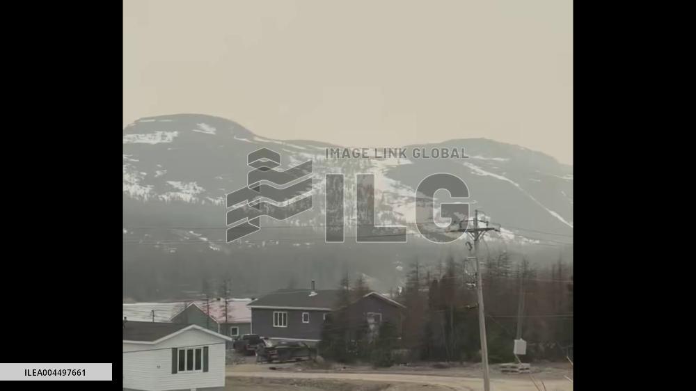 Canada: Smoke from Wildfires Blankets Skies in Newfoundland and Labrador 2