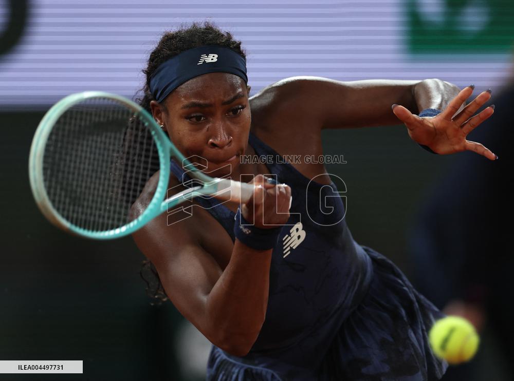 French Open - Semi-final - Lois Boisson v Coco Gauff
