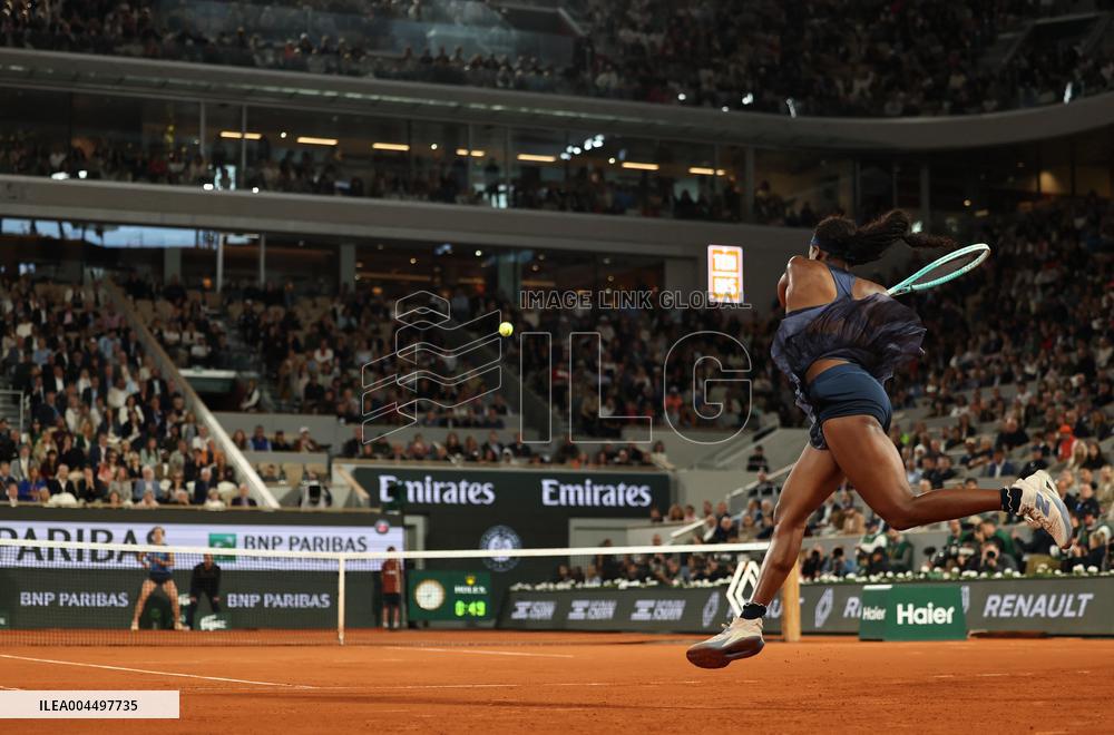 French Open - Semi-final - Lois Boisson v Coco Gauff