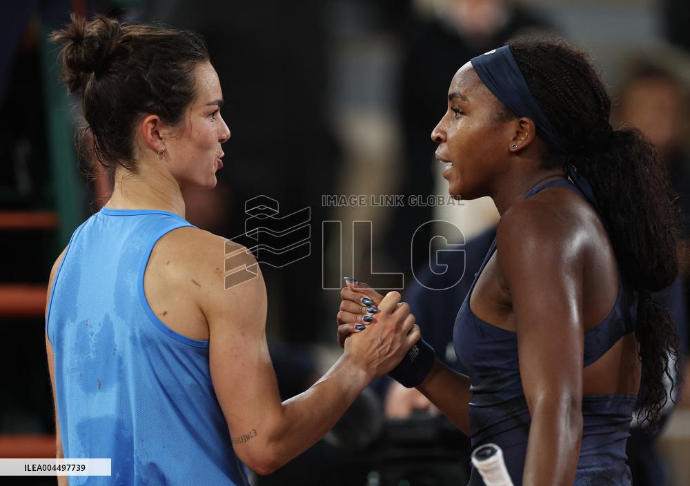 French Open - Semi-final - Lois Boisson v Coco Gauff