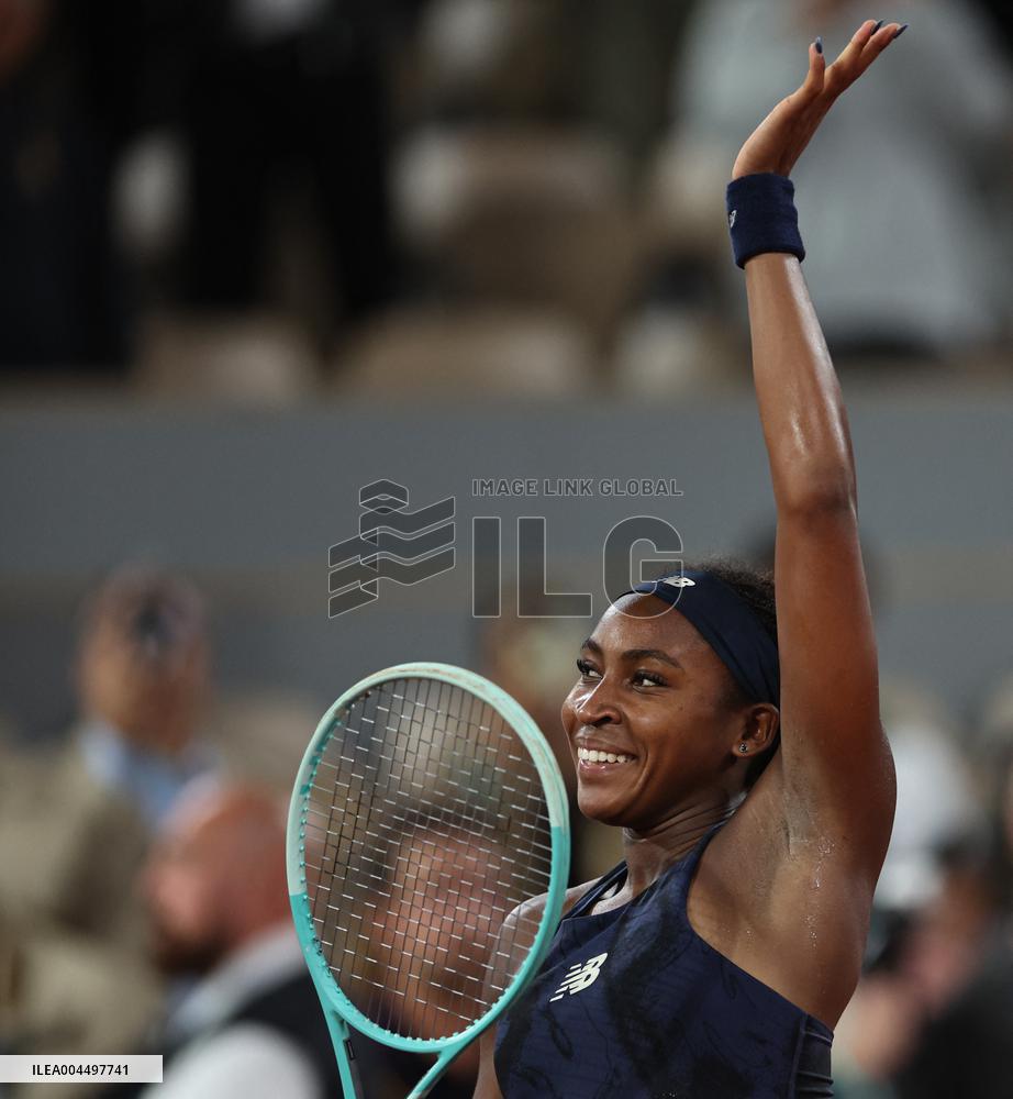 French Open - Semi-final - Lois Boisson v Coco Gauff