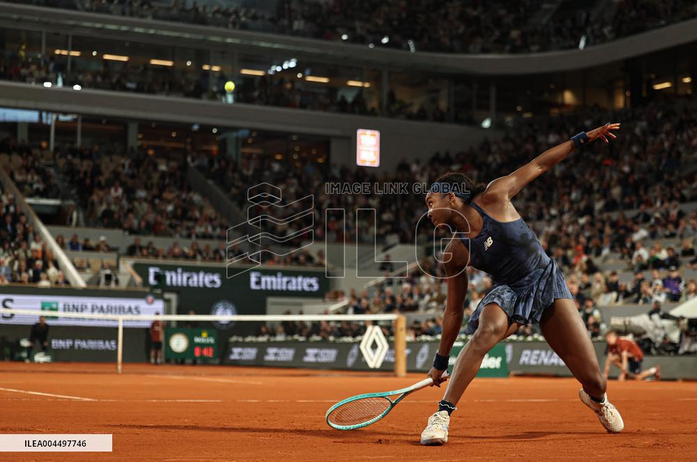 French Open - Semi-final - Lois Boisson v Coco Gauff