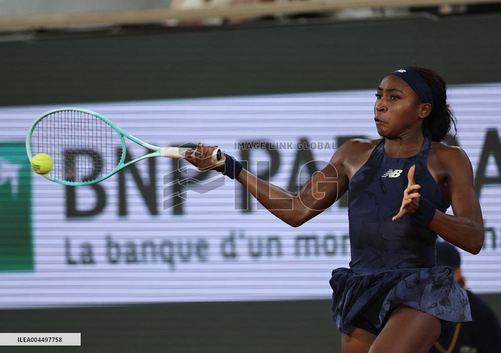 French Open - Semi-final - Lois Boisson v Coco Gauff