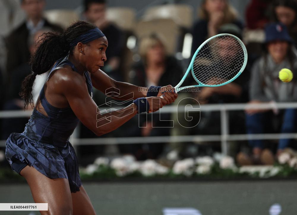 French Open - Semi-final - Lois Boisson v Coco Gauff