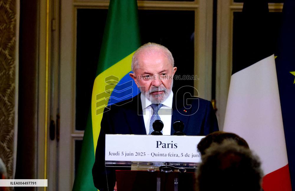 Macron Hosts Lula da Silva at Elysée Palace for State Banquet - Paris