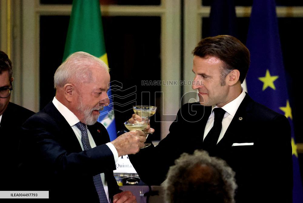 Macron Hosts Lula da Silva at Elysée Palace for State Banquet - Paris