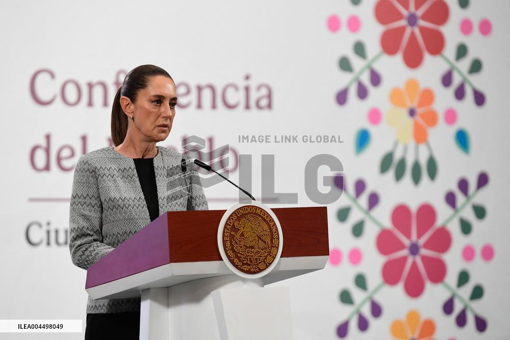 President Claudia Sheinbaum Holds Briefing - Mexico