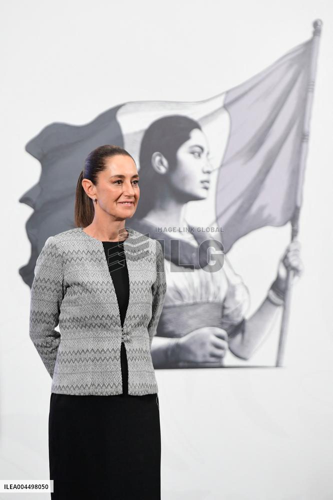 President Claudia Sheinbaum Holds Briefing - Mexico