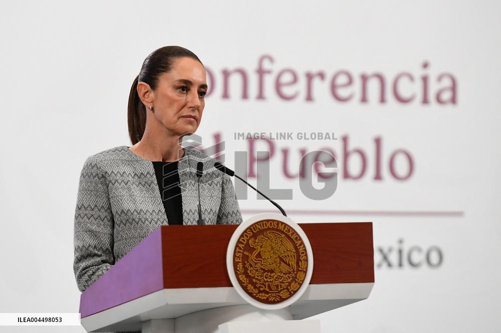 President Claudia Sheinbaum Holds Briefing - Mexico