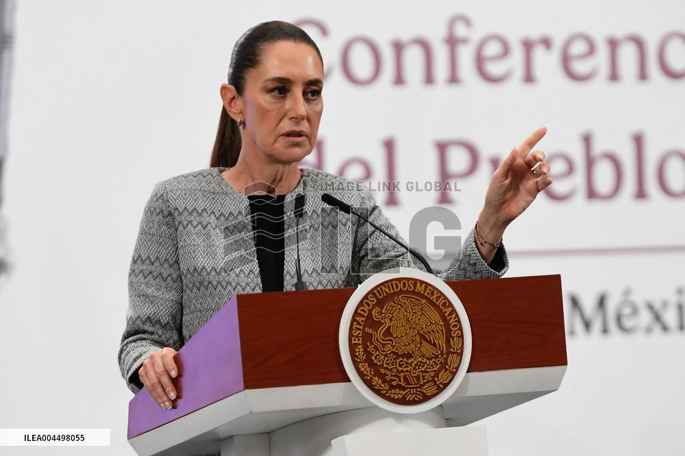 President Claudia Sheinbaum Holds Briefing - Mexico