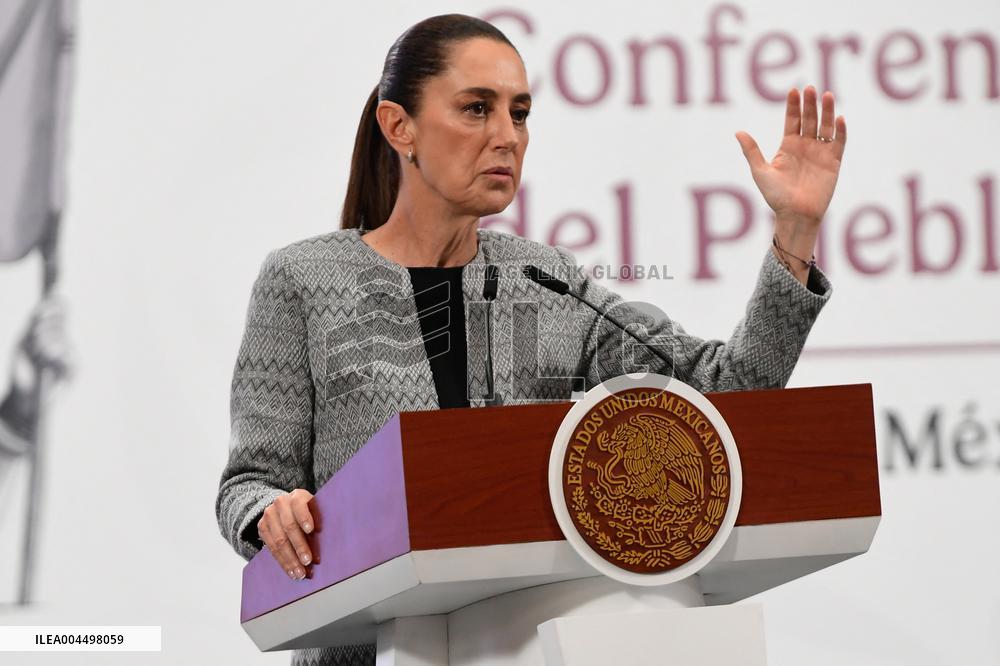 President Claudia Sheinbaum Holds Briefing - Mexico