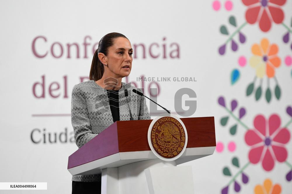 President Claudia Sheinbaum Holds Briefing - Mexico